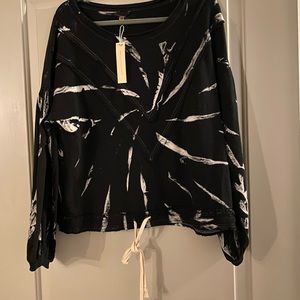 NWT Cropped Tye Dye Sweater